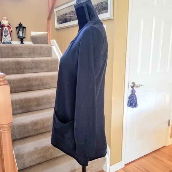 LOGO by Lori Goldstein Black cozy pullover!!! Size S - Picture 2 of 6